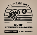 Imagem de 7 DIAS SURF INTERMÉDIO OU AVANÇADO - QUARTO PRIVADO