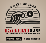 Imagem de 4 DIAS SURF INTENSIVO INTERMÉDIO OU ADVANÇADO  - QUARTO PRIVADO